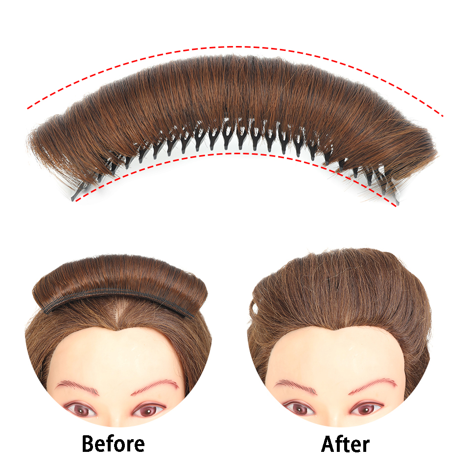 LUPU Fluffy Princess จัดแต่งทรงผมเพิ่มผม Pad ที่มองไม่เห็น Fluffy Volume Lift ผมคลิปผม Bun สําหรับผู้หญิงอุปกรณ์เสริมผม