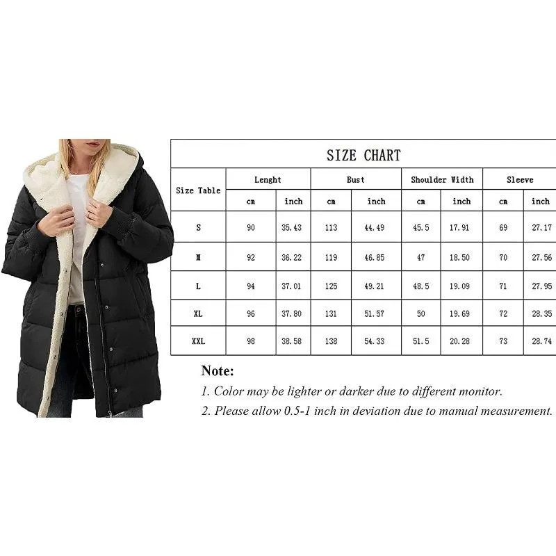 Parkas de lã casacos de inverno femininos com capuz algodão acolchoado jaquetas de manga comprida dupla face veludo fino-ajuste cardigan casacos