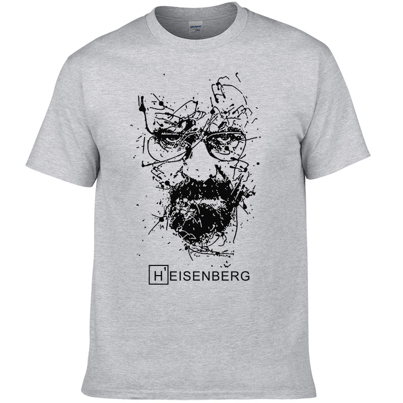 2024 New Fashion Breaking Bad T Shirts Men Heisenberg Camisetas Hombre Men Cool Tee Shirt Tops Bawełniane koszulki z krótkim rękawem # 191