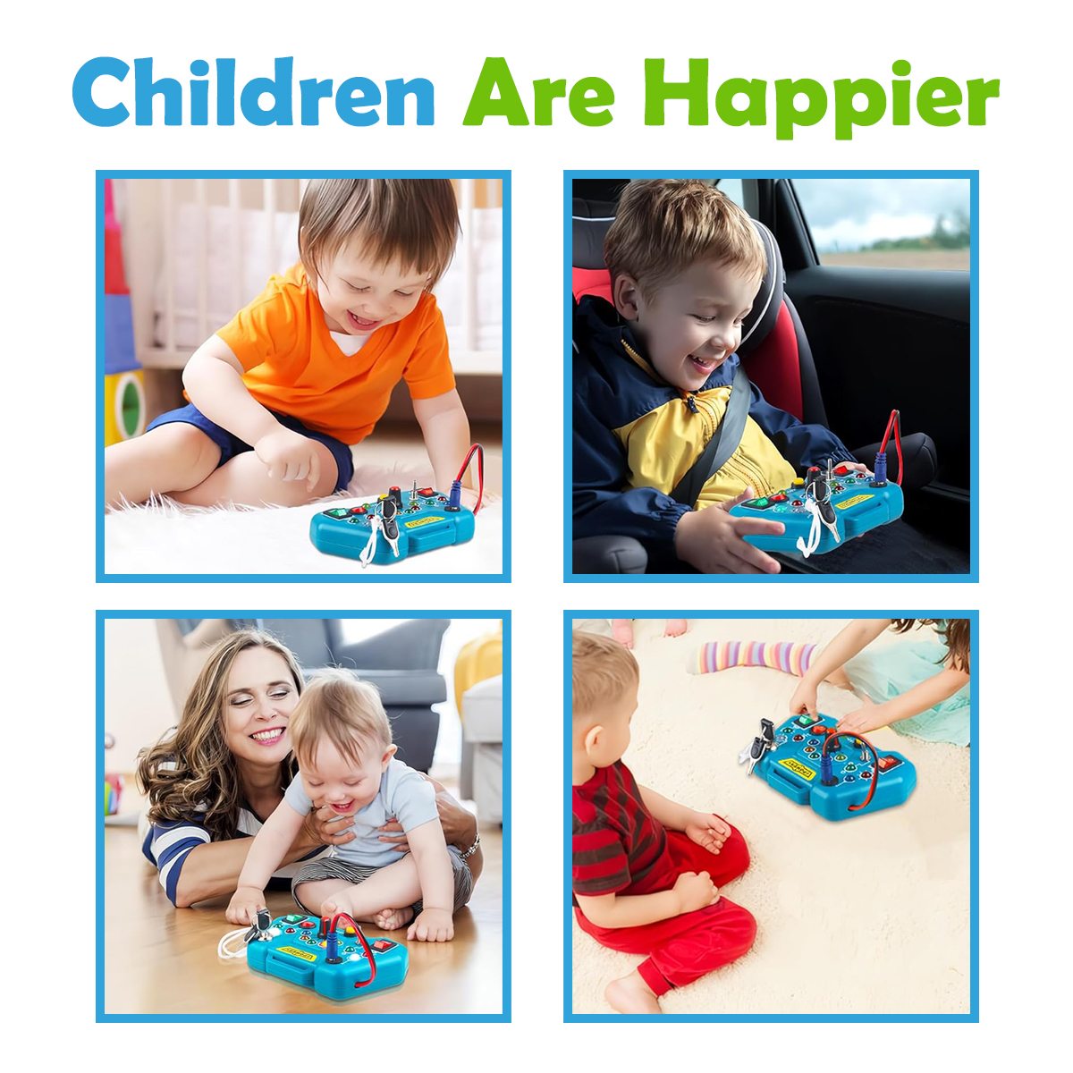 1pcs Montessori Busy BOARD ของเล่นสําหรับเด็กวัยหัดเดินของขวัญสําหรับ 3 ปีเด็กทารกเด็กหญิงการศึกษาการเรียนรู้ของเล่น Travel Comfort ของเล่น