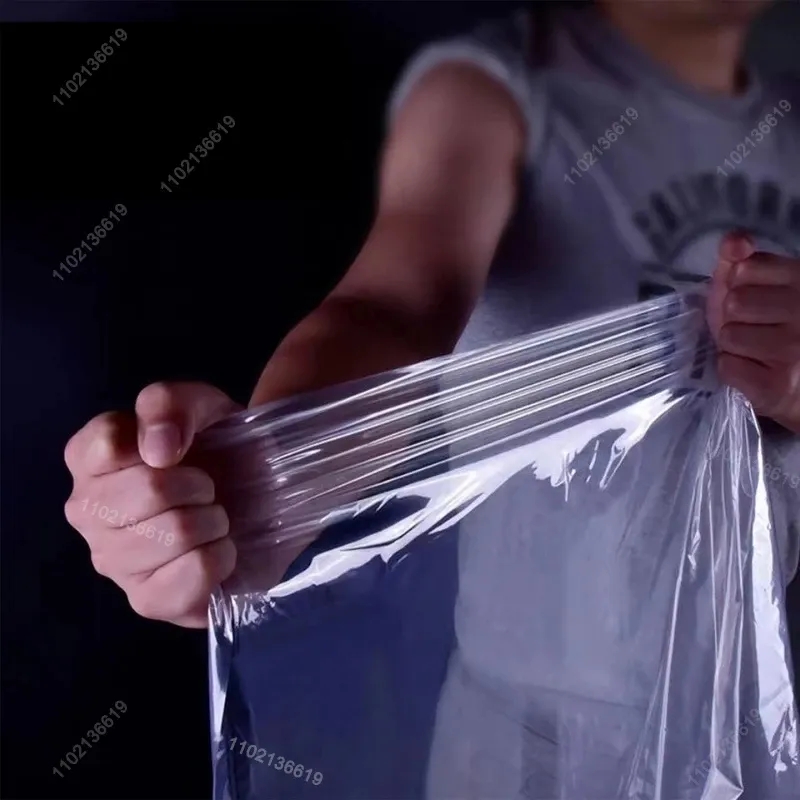 Lona impermeable transparente de PE de 0,18 mm, película impermeable de plástico para jardines, balcones, invernaderos, suculentas, mantener la guerra