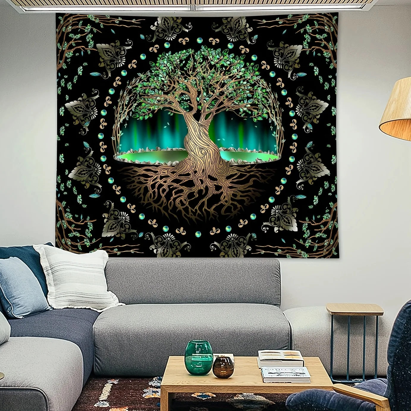 1pc Cosmic Life Tree Tapestry Dreamy Big Tree Home Decor Origin Tree Background Wall Hanging Cloth for Be Multiple sizes