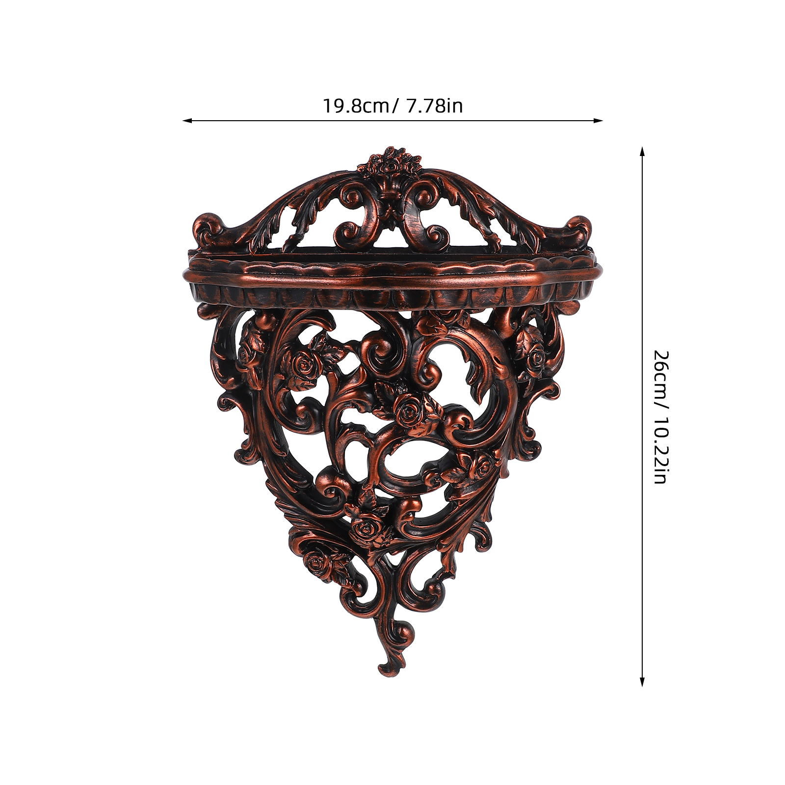 Metall Farbe Wand Hängen Bord Dekorative Regal Europäischen Stil Lagerung Rack Hause Kleinigkeiten Container Kinder Möbel