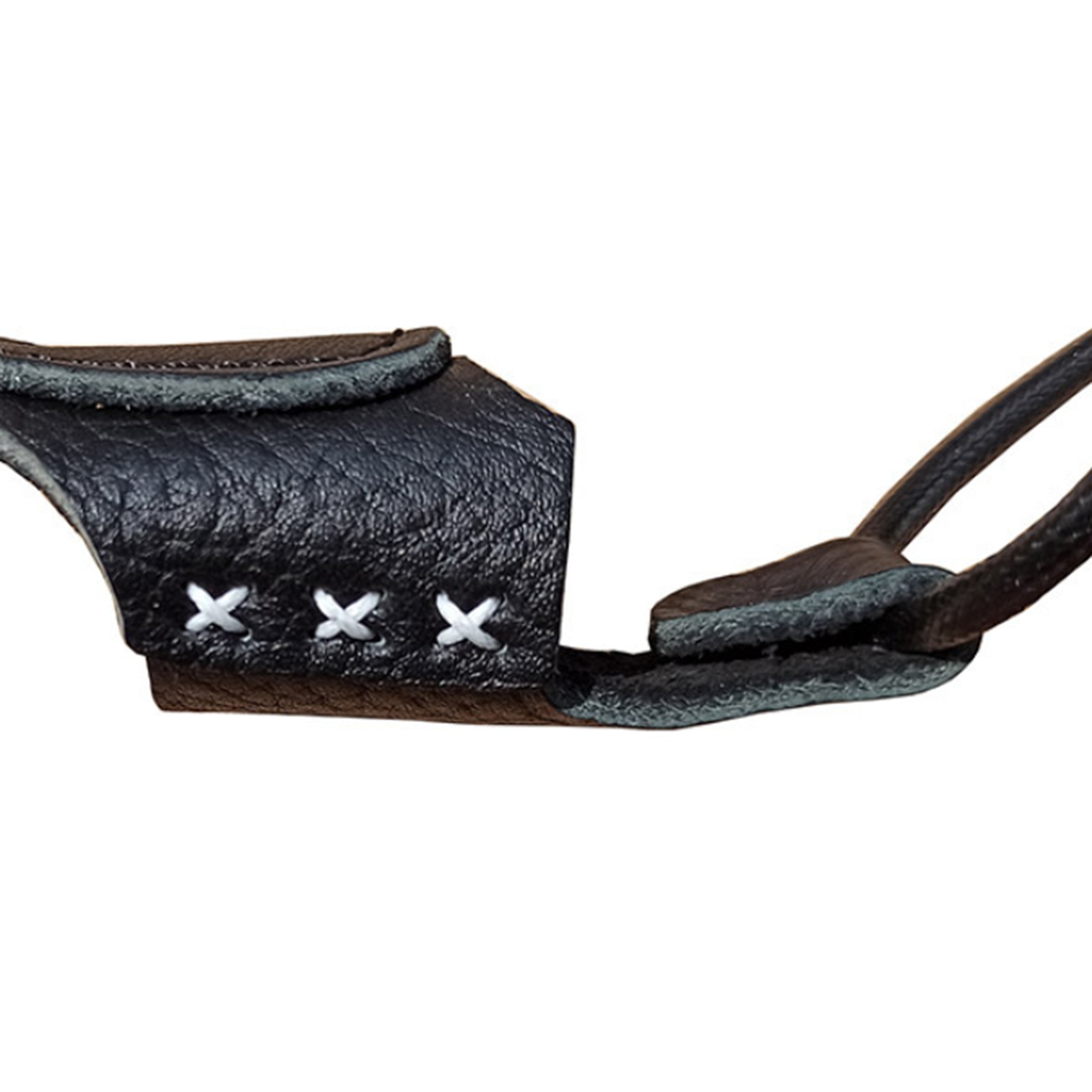 Anel de polegar para tiro com arco, guarda de dedo para caça, alvo recurvo, pele de vaca, protetor de couro macio, luva rica