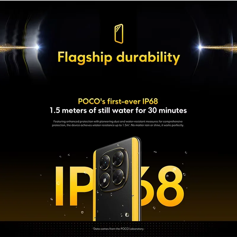 POCO X7 5G Global Version Smartphone 256 GB 512 GB Abmessung 7300-Ultra 6,67 Zoll 1,5 K AMOLED gebogenes Display 5110 mAh Akku NFC