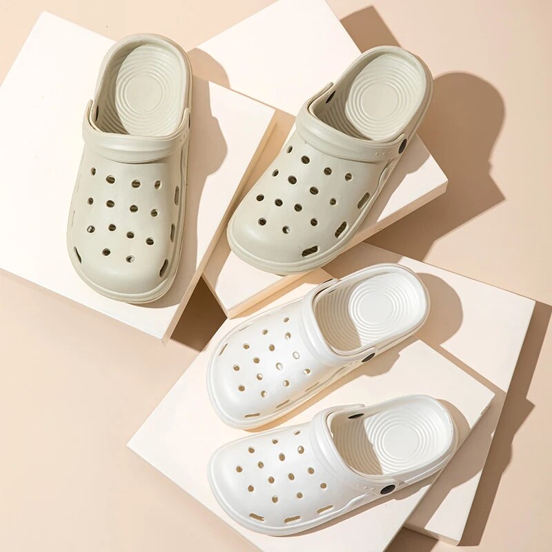 Dongdong Schuhe Damen Neue Trendy Sommer Dicke Sohle Erhöhen Anti Slip Mode Arbeit Strand Baotou Rutschige Sandalen Zyt2354