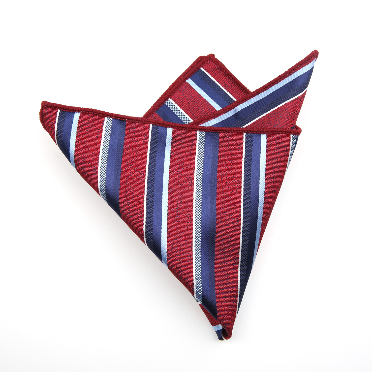 23 ซม.ชายชุดพ็อกเก็ตสแควร์โพลีเอสเตอร์น้ําเงินลายผ้าเช็ดหน้าอย่างเป็นทางการไวน์แดงดอกไม้ Hanky ผ้าพันคองานแต่งงานหน้าอก