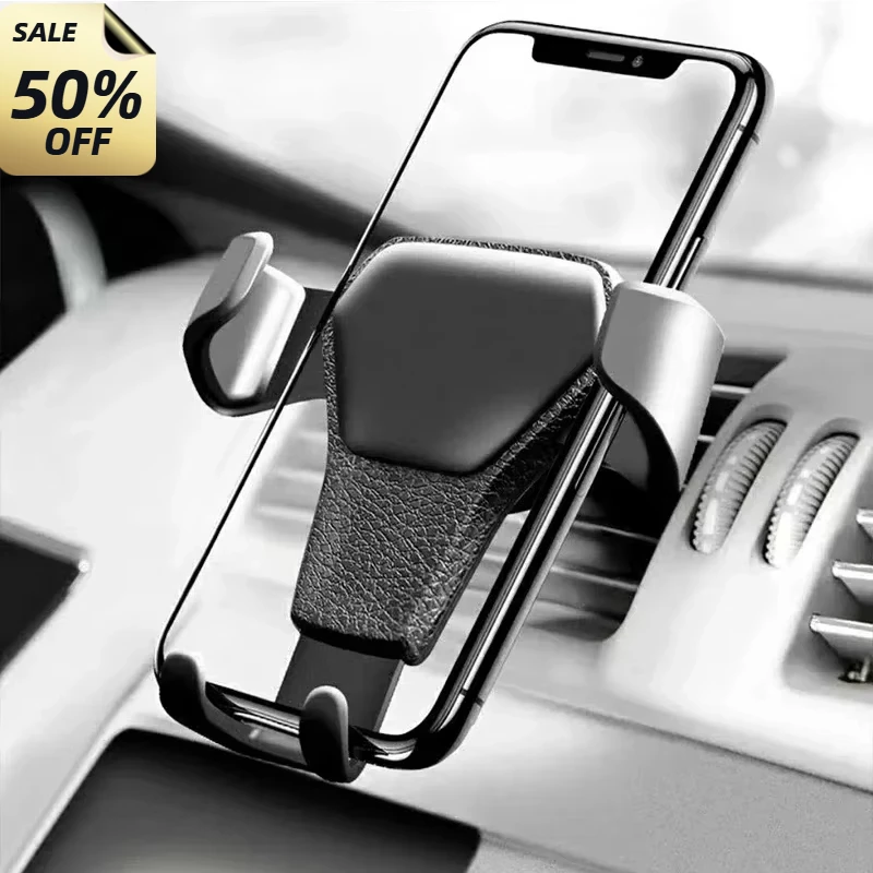 Nuovo supporto per auto Air Vent Mount Clip Supporto per telefono cellulare per auto interno Supporto per telefono cellulare per auto universale per tutti i telefoni da 4.0-7 pollici