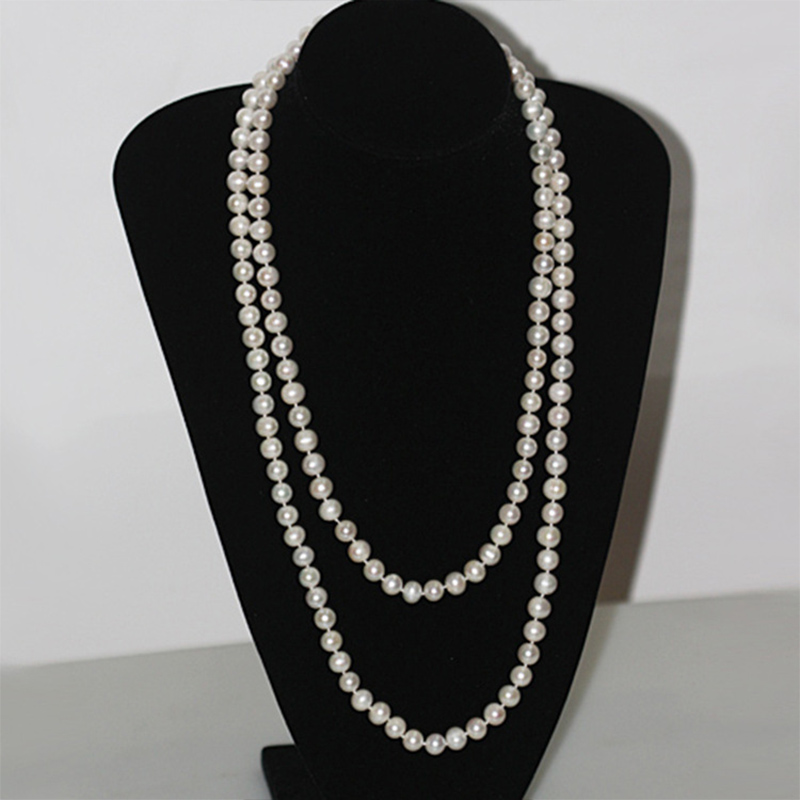 PESENAR, collar de perlas multicapa a la moda, estilo clásico Retro, joyería para fiesta de despedida de soltero, cadena para suéter, joyería para fiesta