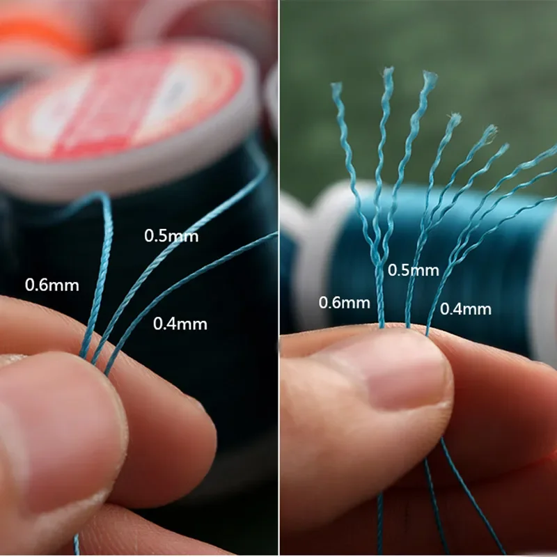 0.4/0.5/0.6Mm Vòng Sáp Chủ Đề Cho Da Thủ Công MaY Tự Làm Trang Sức Handmade Đầm Polyester Dây Sáp bọc Sợi Dây