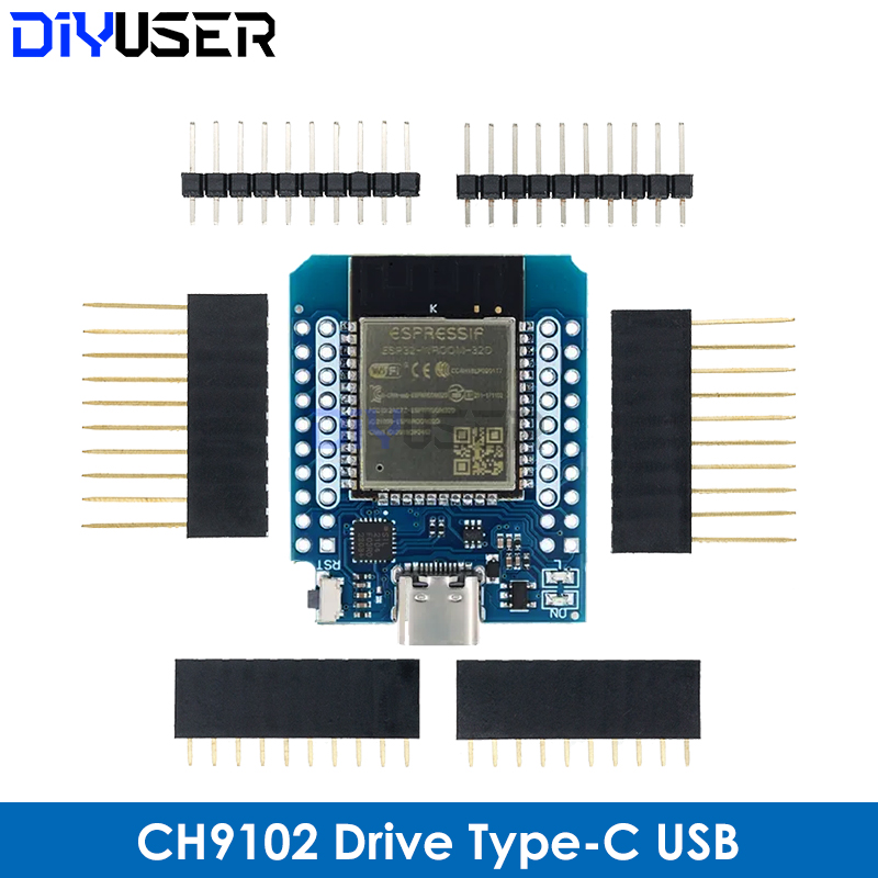 Für Wemos Mini D1 ESP8266 ESP32 ESP-32S WIFI Bluetooth CP2104 Development Board Modul Für Arduino Mit Pins