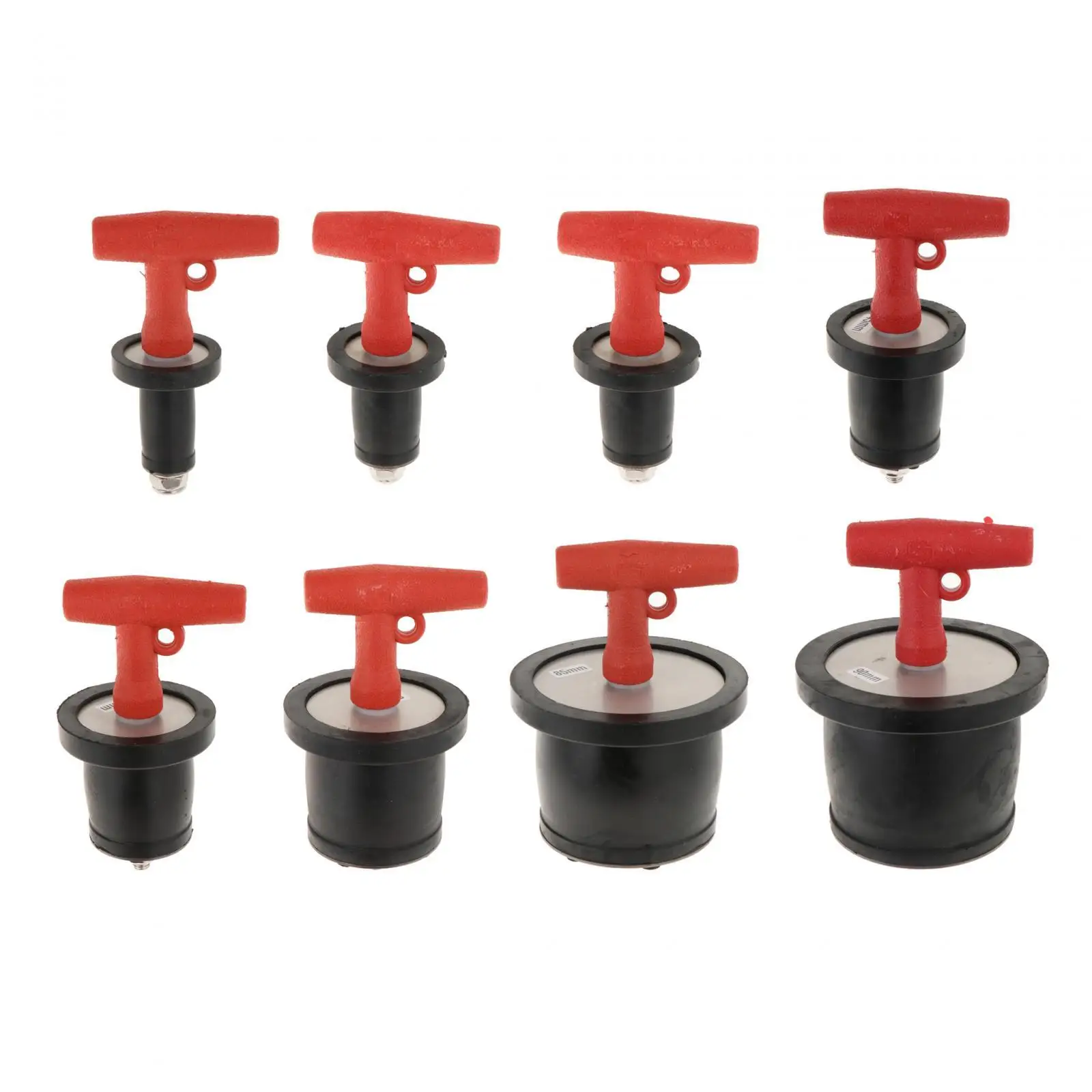 Marine Boot t Griff Ablass schraube Dichtung Edelstahl Abfluss stopfen einfach zu bedienen einstellbare Gummi Expansions stopfen Rohrs topfen