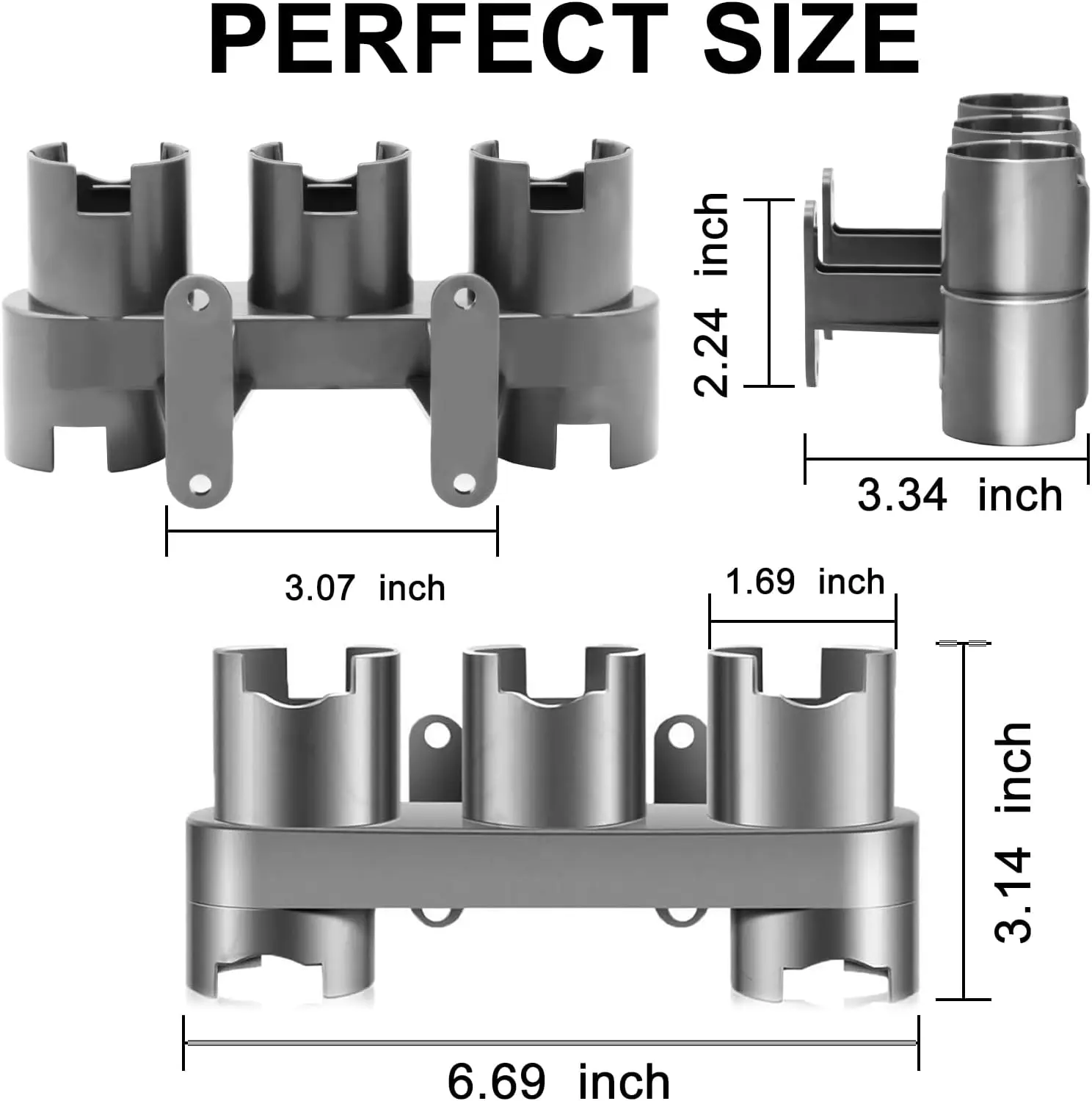 1 pcs Accessory Holder Compatible with Dyson V7 V8 V10 V11 V15 Gen5 Vacuum Cleaner Attachment Holder Docking Station Wall Mount