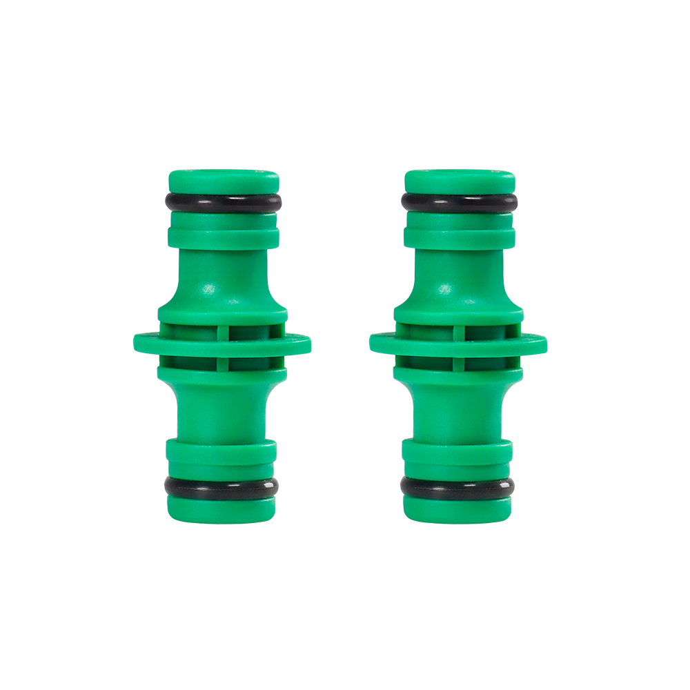 Gartenbewässerungsschlauch ABS Schnellkupplung 1/2 Zoll Ende Doppelter männlicher Schlauchkupplungsverbindungsadapter Extender-Set für Schlauchrohr