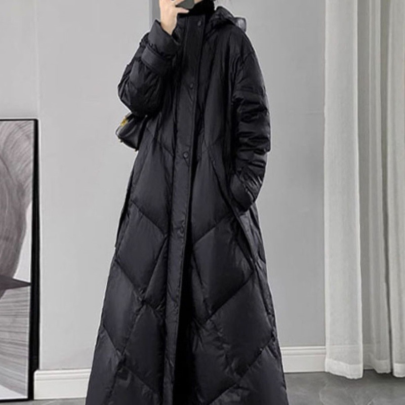 Super langer Parka für den Winter, Damenbekleidung, locker, warm, dick, kältebeständig, mit Baumwolle gefütterte Jacke, langärmelig, winddichte Jacke, Oberbekleidung