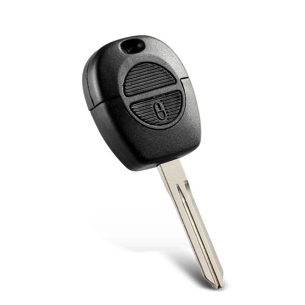 KEYYOU Remote Key Shell 2 Buttons For NISSAN Pulsar Patrol Primera Xtrail Terrano Almera Micra NSN14 Blade Fob Replace Key Case