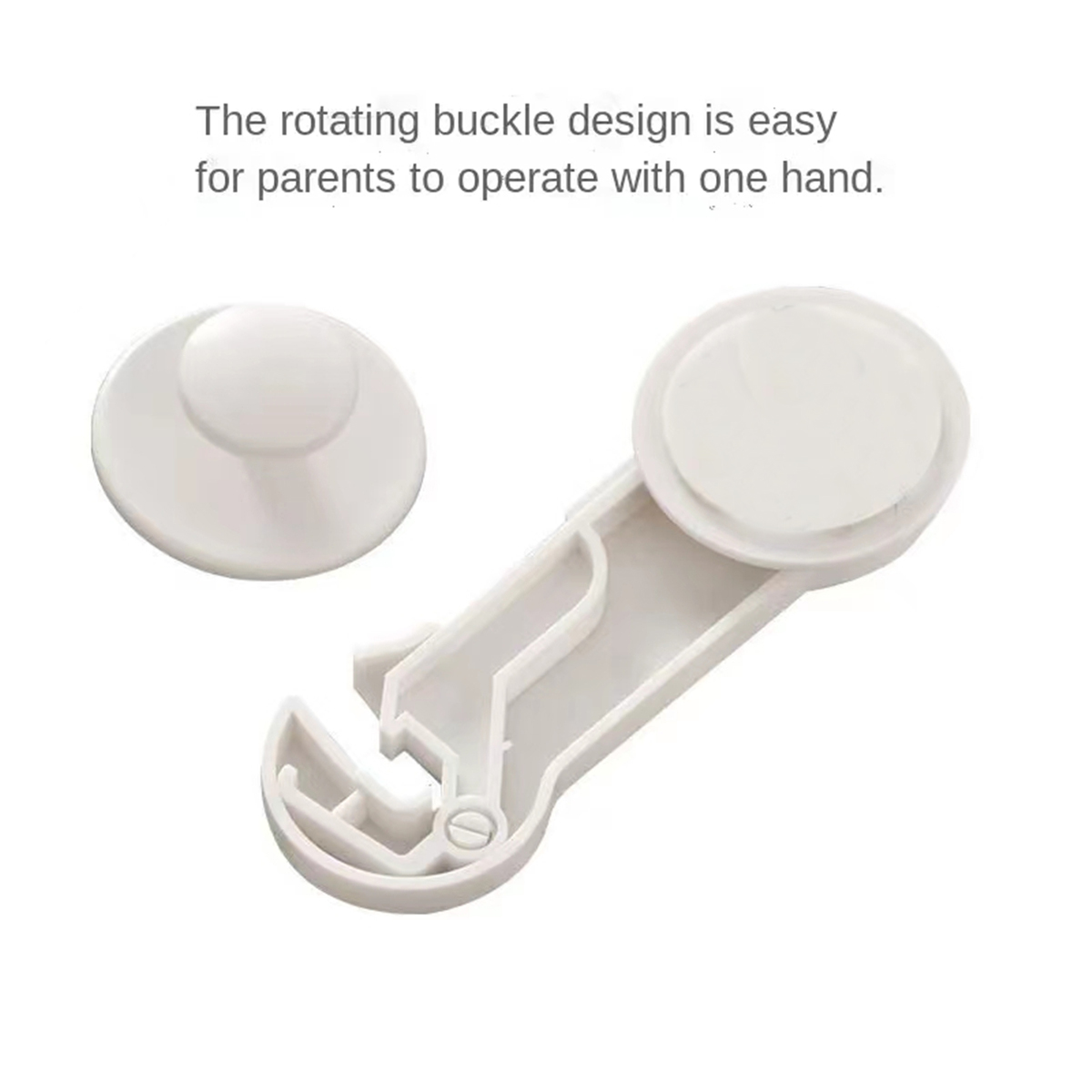 Multi-Function Security Protection ล็อคเด็กความปลอดภัยตู้ลิ้นชักประตูหัวเข็มขัดบ้านสีขาวห้องน้ําตู้เย็นล็อค 3 pcs/5 pcs