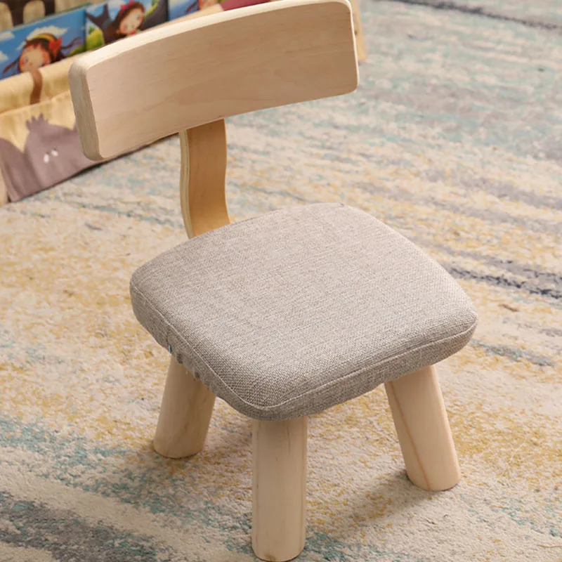 เด็กทารกสตูลเด็กต่ําพนักพิงในครัวเรือนเก้าอี้เด็กขนาดเล็ก Nordic พนักพิง Taburete Infantil เฟอร์นิเจอร์เด็ก