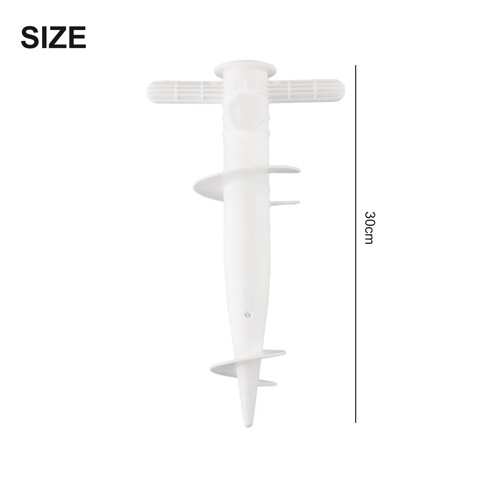 1 pezzo di basi per ombrellone in plastica base per ombrellone da spiaggia accessorio forchetta da pavimento 31x17 cm strumenti di fissaggio a terra con sabbia punte