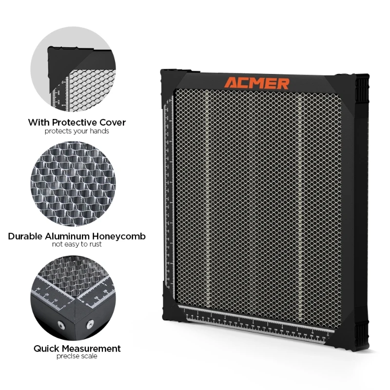 ACMER laser honeycomb panel table CO2 diode laser engraving and cutting machine cnc honeycomb panel bed cleaning cutting table