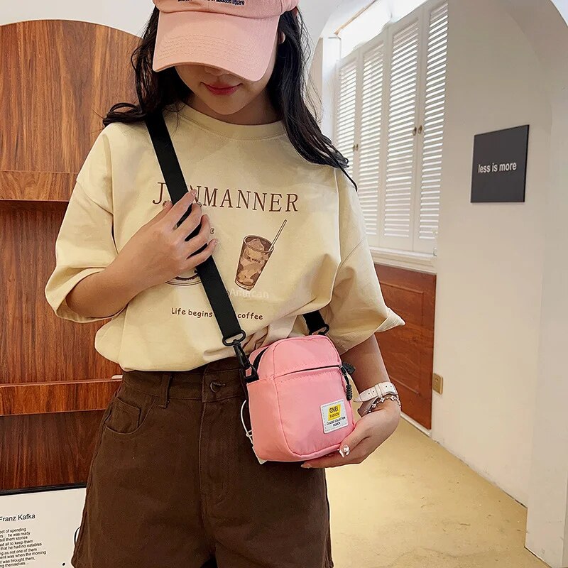 Tas Handel Kleine Vrouwelijke New Wave Mini Slung Cool Street Port Wind Borst Honing Disco Tas