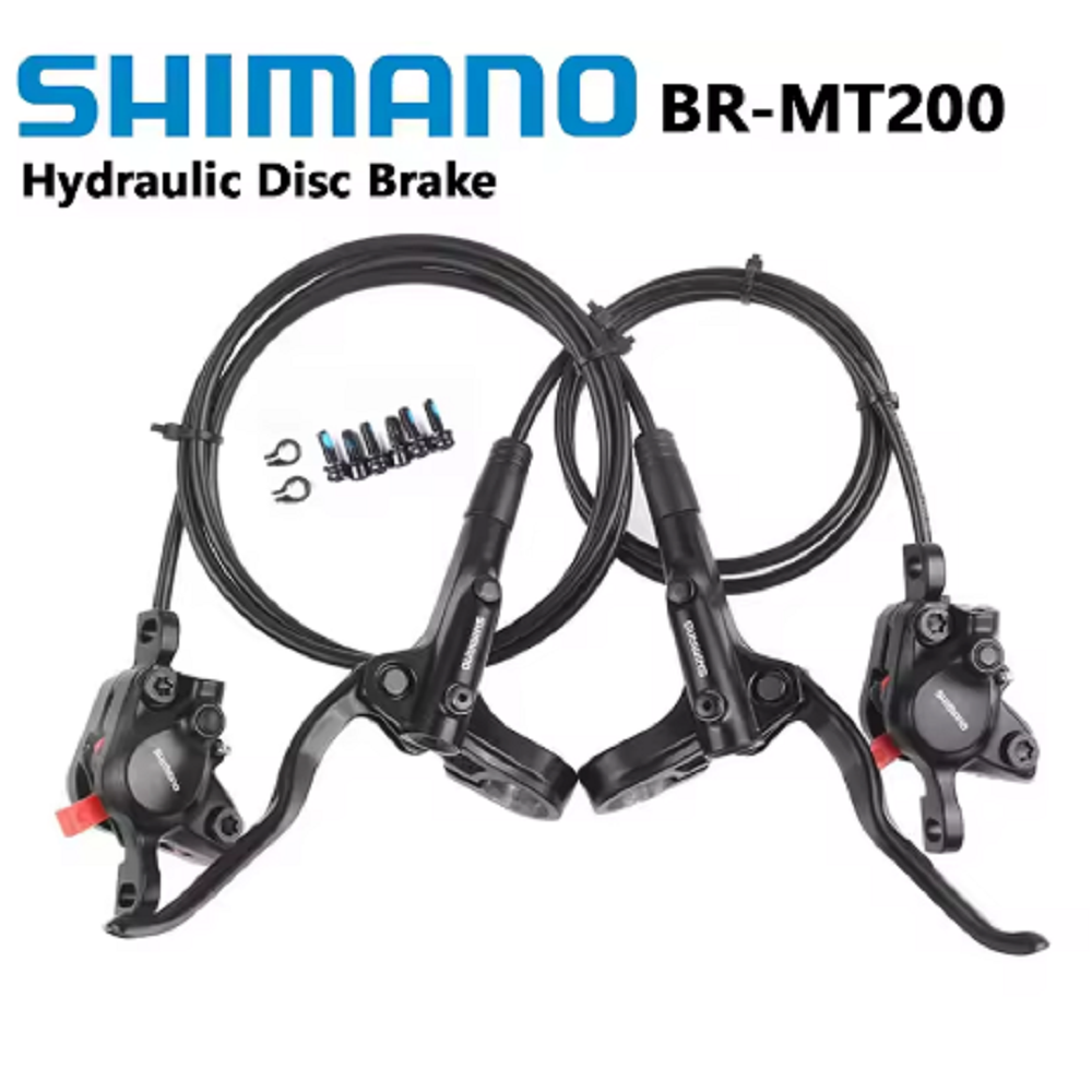 Shimano mt200 freio bl br mtb e-bike freio a disco hidráulico bicicleta elétrica freio dianteiro esquerdo direito freio traseiro