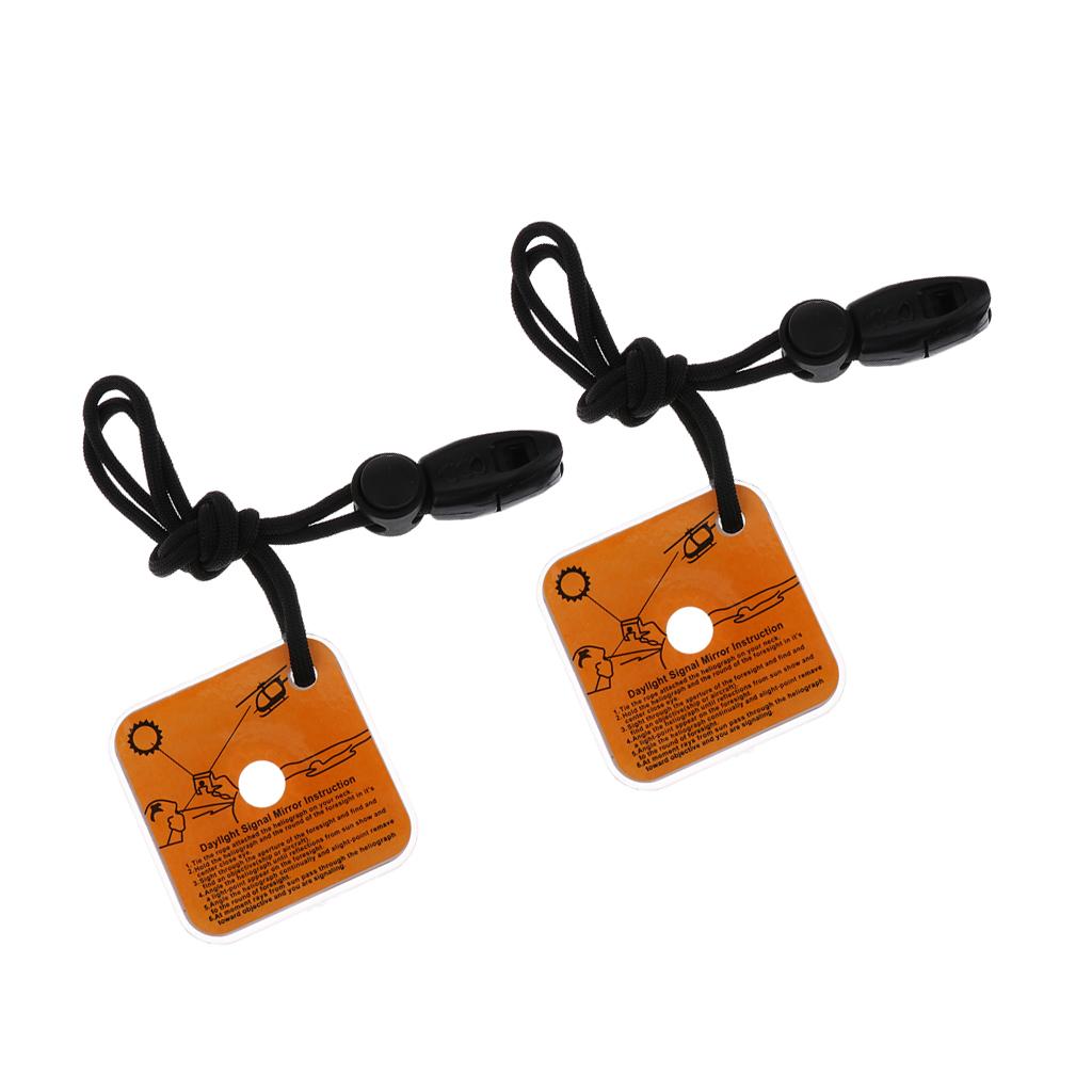 2pcs Reflective Lightweight Survival Emergency Boating Sports