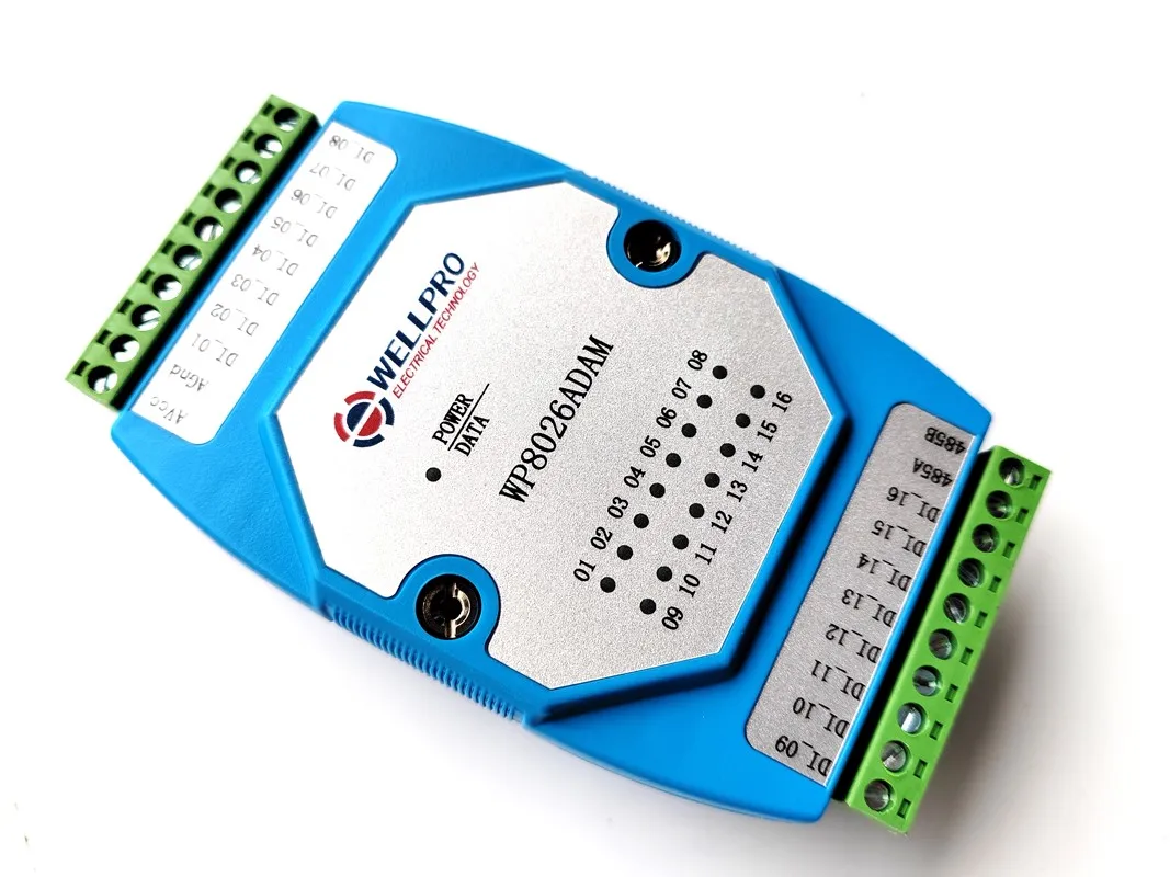 16 Digitale Ingang Module Schakelaar Module Geïsoleerde 16-Kanaals Di Modbus Communicatie WP8026ADAM