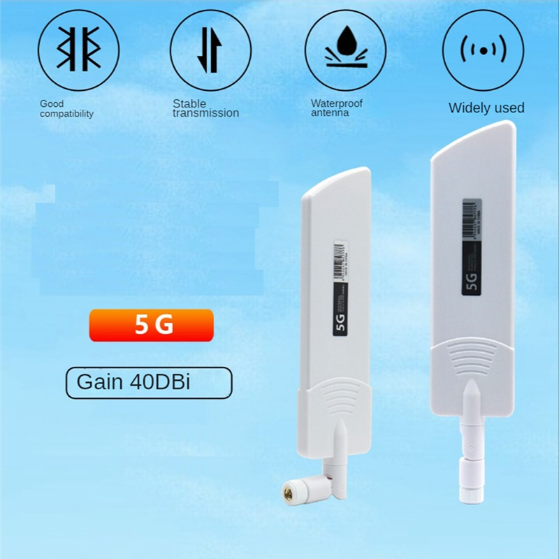 Mais novo 2 pçs 5g/3g/4g/gsm banda completa cola vara omni sem fio medidor inteligente módulo roteador ganho 40dbi antena, preto sma macho