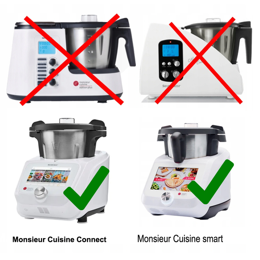 Funda para cuchillo para Lidl Monsieur Cuisine Connect y Smart Lidlomix Trend, accesorios adecuados para cocción lenta y Sou