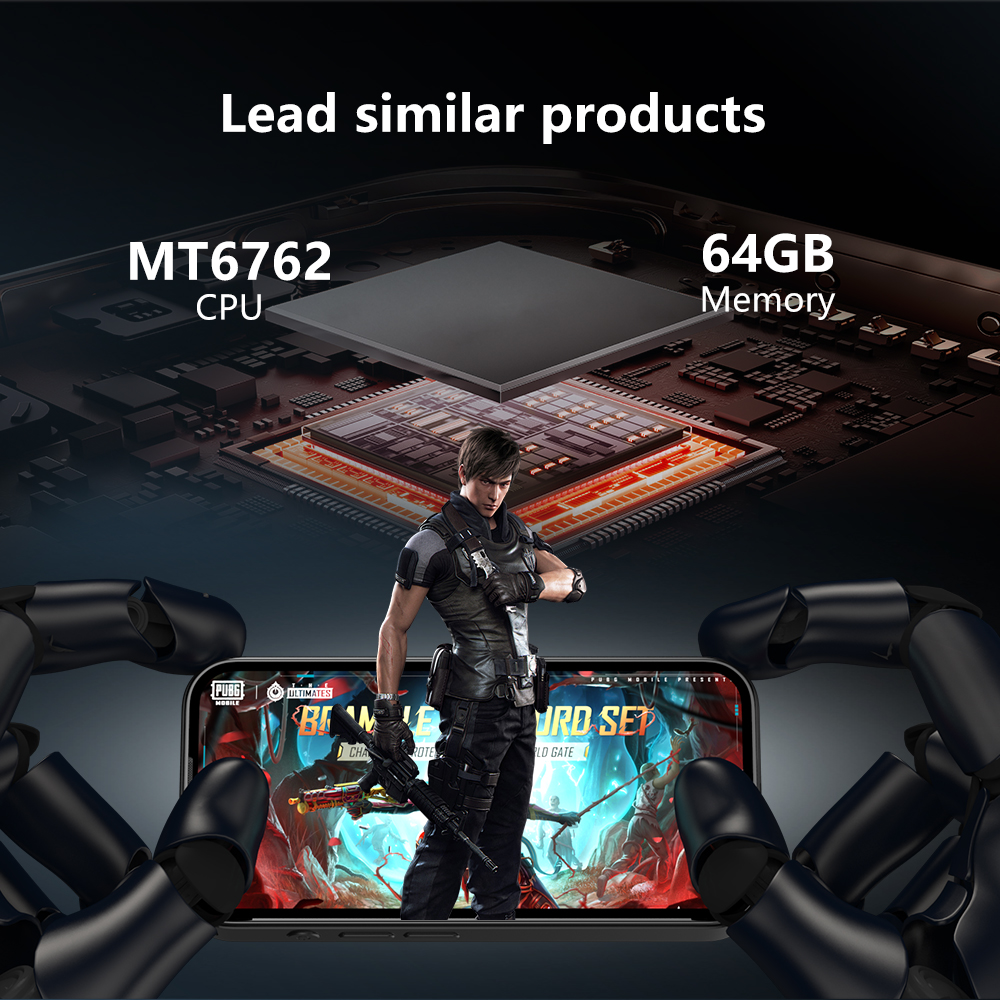 SOYES Q333 4GB RAM 64GB ROM Android 12,0 Smartphone MTK6762 2000mAh Face ID 4G LTE tipo C OTG pantalla de 3,58 pulgadas 8MP/5MP teléfono pequeño
