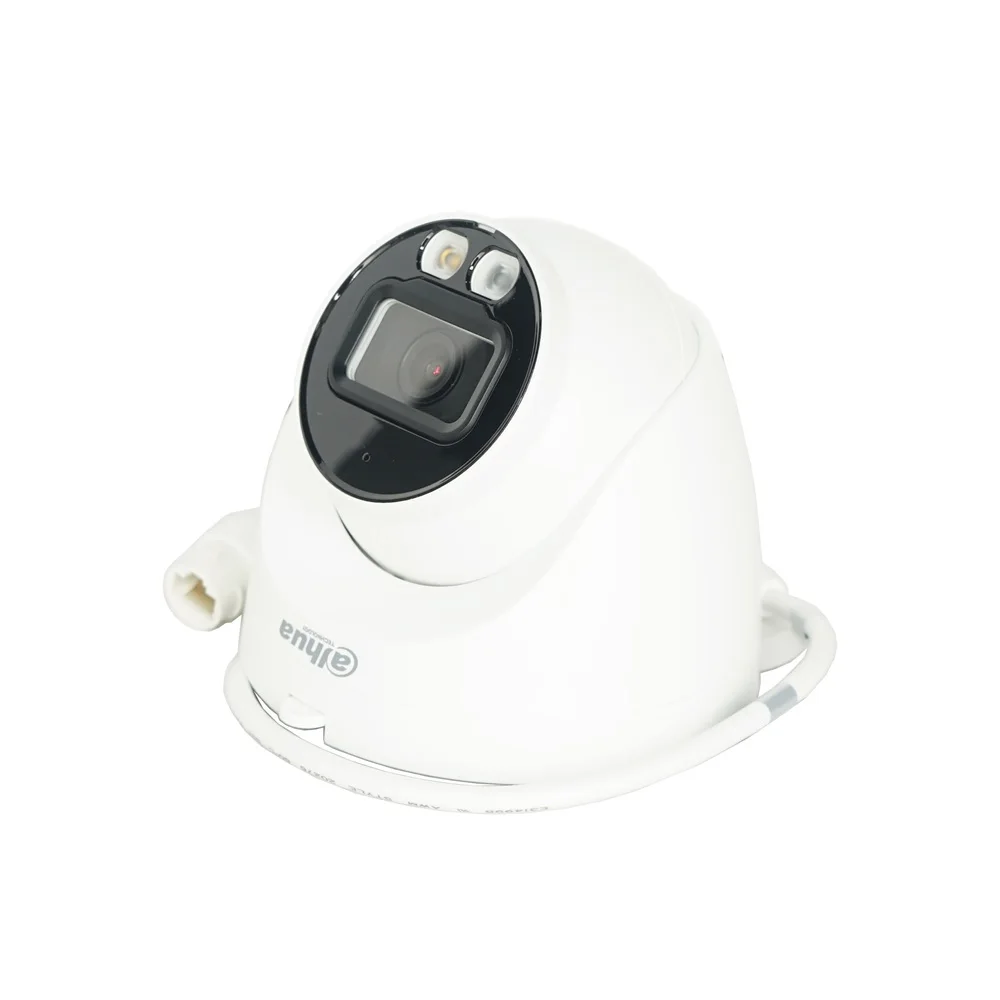 4 Stück 3,6 mm HDW2849T-S-IL Dahua 8 MP Smart Dual Light Augapfel-WizSense-IP-Kamera mit fester Brennweite, integriertes warmes IR-LED-Mikrofon