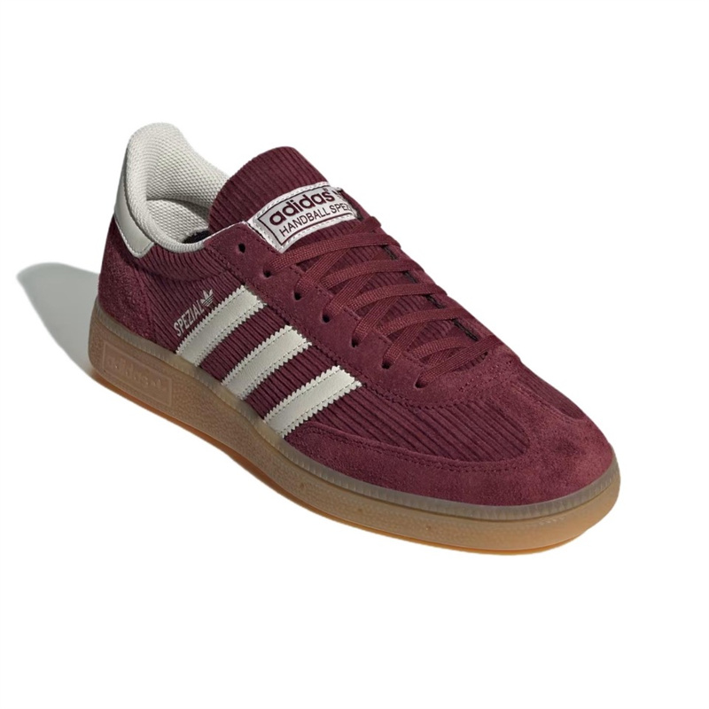 Adidas Handball Spezial Shadow Red Brown Классические универсальные мужские и женские туфли для скейтборда на плоской подошве Кроссовки для пар