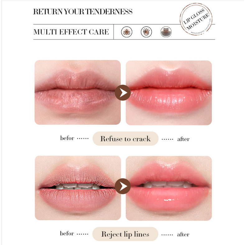 SADOER Aloe/Coco /Vitamina C Bálsamo labial hidratante antiarrugas 2,7 g