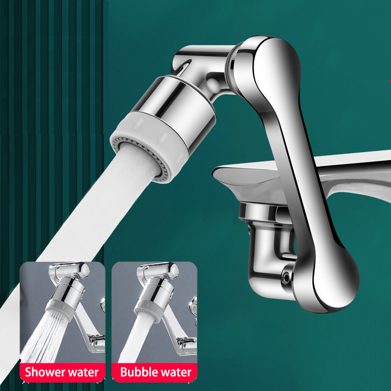 Extensor de grifo de acero inoxidable 1080 ° Boquilla giratoria para grifo de agua, rociador Universal para grifo, mezclador de baño, aireador, 2 modos de pulverización