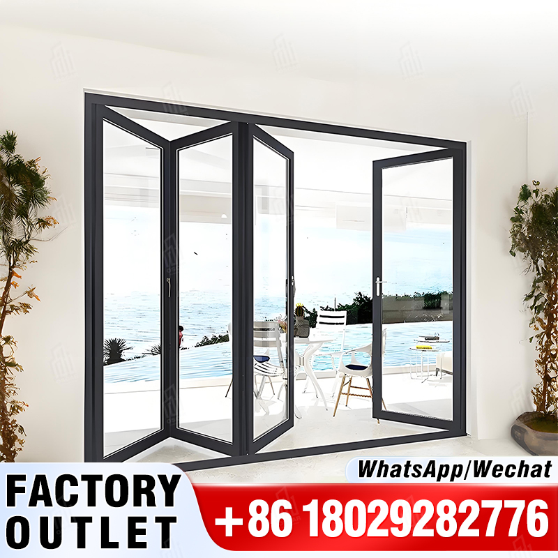 GEDELI-sistema de puertas correderas silenciosas de vidrio templado doble, resistente, exterior, Interior, balcón, Patio, puerta de aluminio de vidrio