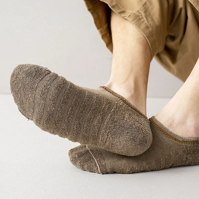 5 pares de calcetines cortos de algodón de alta calidad para hombre, calcetines tobilleros informales suaves de corte bajo, antideslizantes, transpirables, para verano y otoño 2022