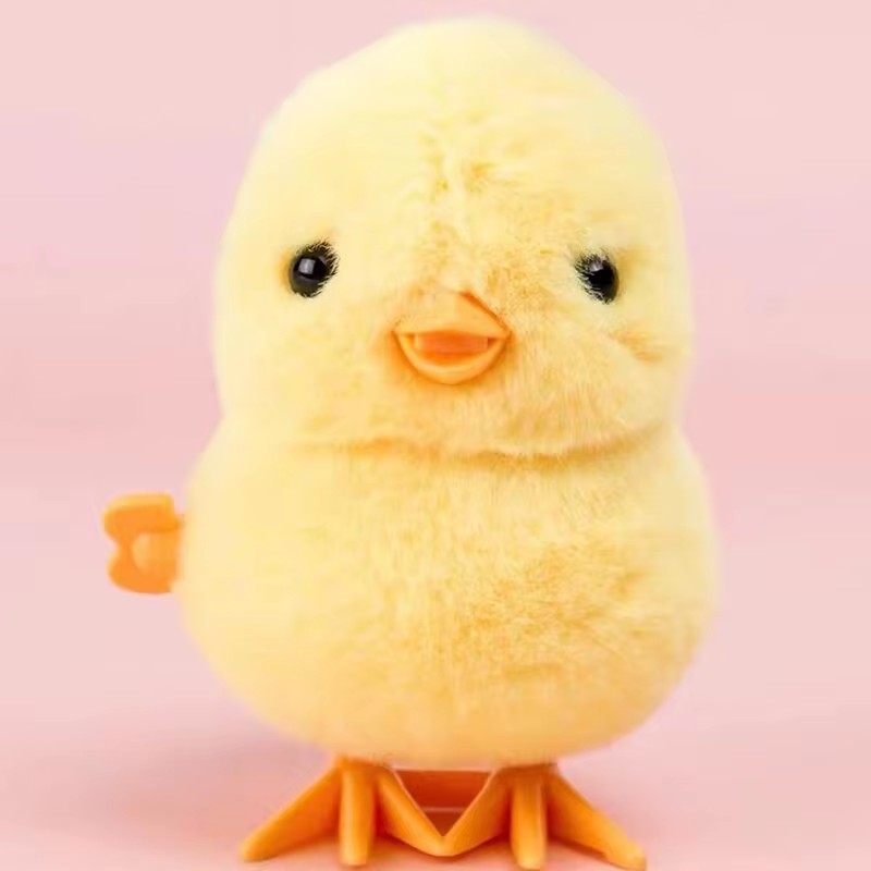 Poinçon sautant oiseau horloge, jouet interactif en peluche de Simulation, cadeau de noël et d'anniversaire pour enfants, 1 pièce