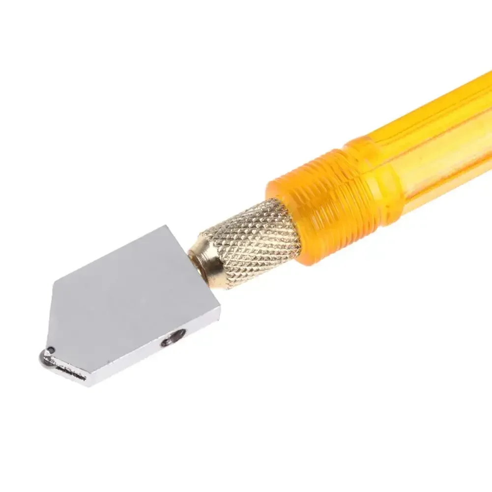 1PCS เพชรเครื่องตัดกระจก 3-12 มม.170 มม.น้ํามันเครื่องตัดเพชรแบบพกพาล้อใบมีด Antislip Handle สําหรับ DIY กระเบื้องหัตถกรรมตัด