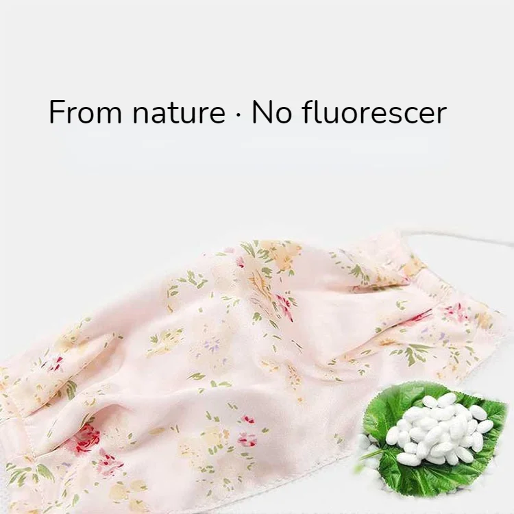 Máscara de seda velo verano mujer seda de morera antiultravioleta, transpirable y protector solar mujeres