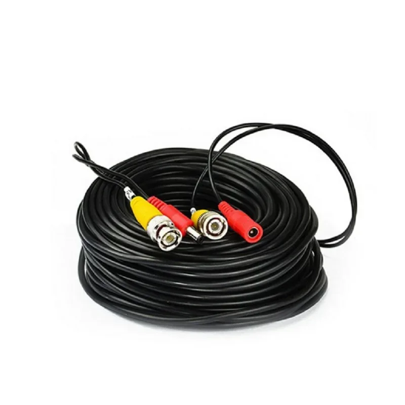 Línea de extensión CC BNC de 5-50m Fuente de alimentación de vídeo Línea integrada Cable BNC Fuente de alimentación de vídeo Línea integrada