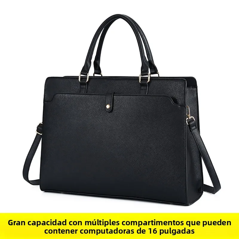 Mtín de mano para mujer 2025, multicartimentos, para viajes diarios, para documentos A4, con capacidad para portátil de...