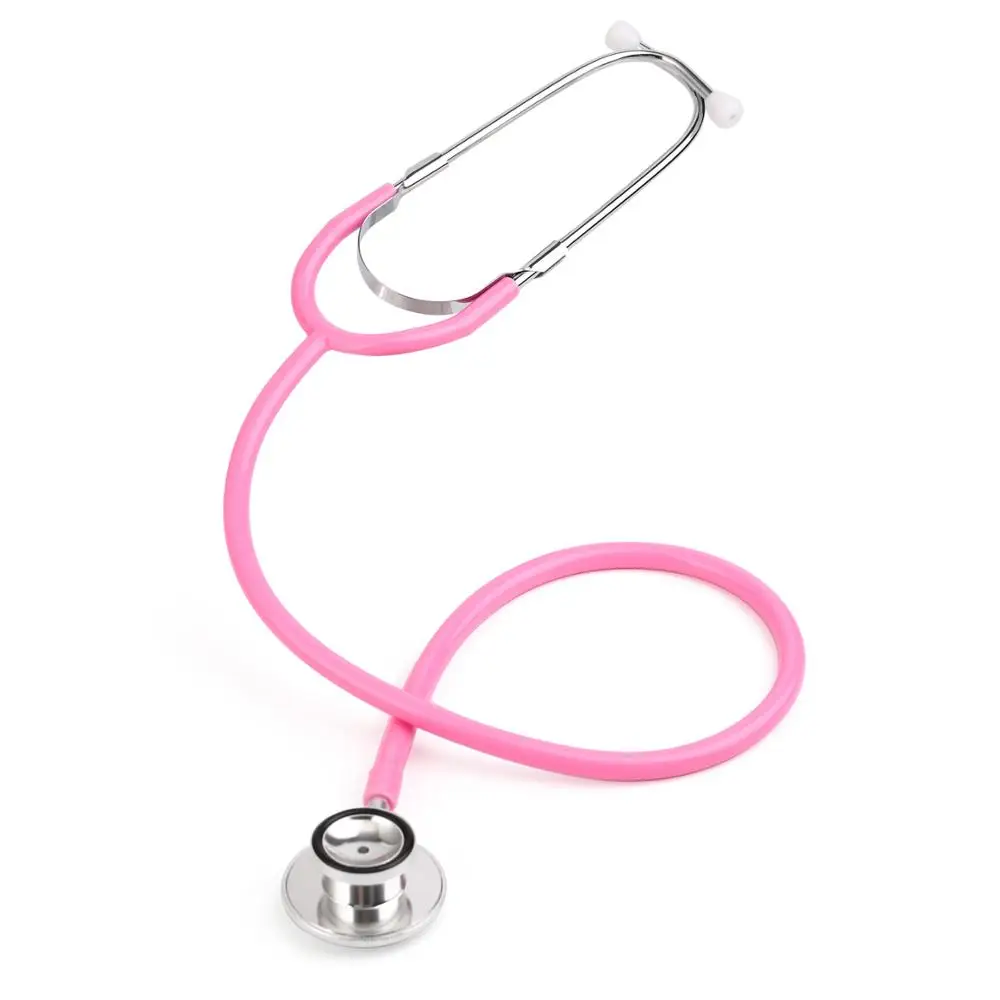 Estetoscópio portátil de cabeça dupla, médico, cardiologia profissional, equipamento médico, estudante, veterinário, enfermeira