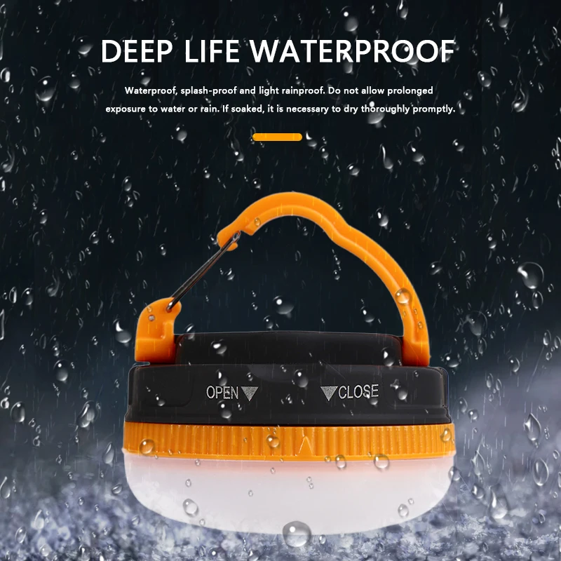 LED Camping Lantern 3Modes COB High Power Portable  with Magnet Base-without battery