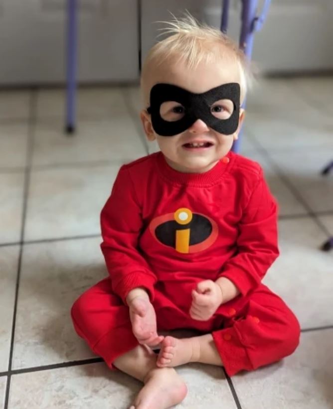 Bé Jack Jack Trang Phục Hóa Trang Halloween Jumpsuit Trang Phục Người Lớn Toddllers Cosplay