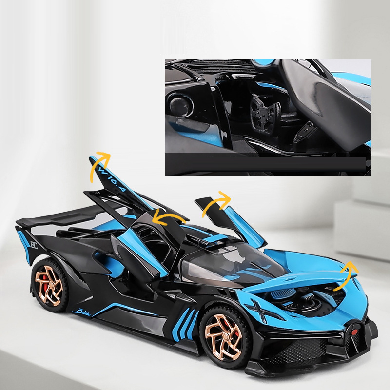 1: 32 ボライド合金車モデルダイキャストおもちゃサウンドと軽自動車装飾おもちゃ子供のためのギフト