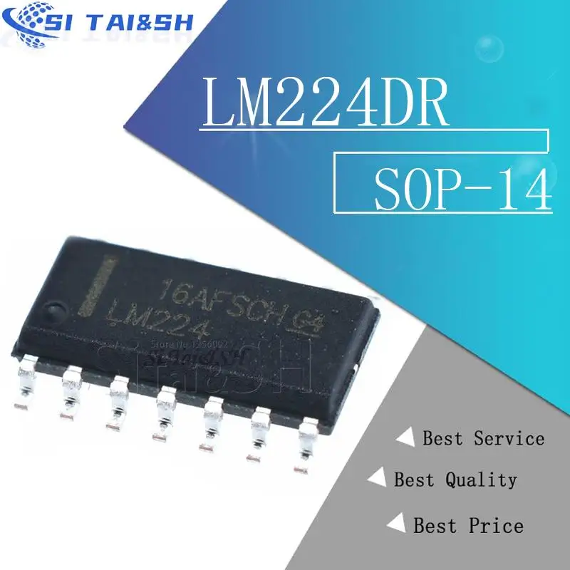 10pcs LM224DR Black plastic protective case For SOP-14 LM224 Black plastic protective case For SOP-14 LM224D 224DR SOP