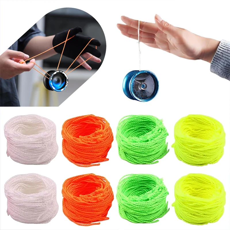 10 ~ 50 Stück Yo-Yo-Ball-Ersatzseil, Baumwoll-Polyester-Mischung, Gruppenaktivitäten, Wettbewerb, Souvenirs, Geschenk, Yo-Yo-Ball-Zubehör TMZ