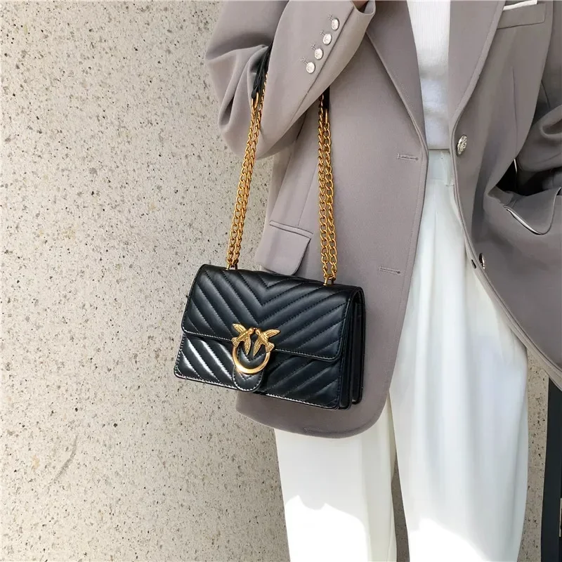High-end luxe dameshandtas Elegante lederen draagtas Modieuze crossbodytas Vintage schoudertas Designe