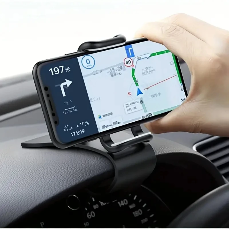 รถที่วางโทรศัพท์Easy คลิปยึดขาตั้งแผงอเนกประสงค์อเนกประสงค์แดชบอร์ด GPS Navigation Bracket Holder